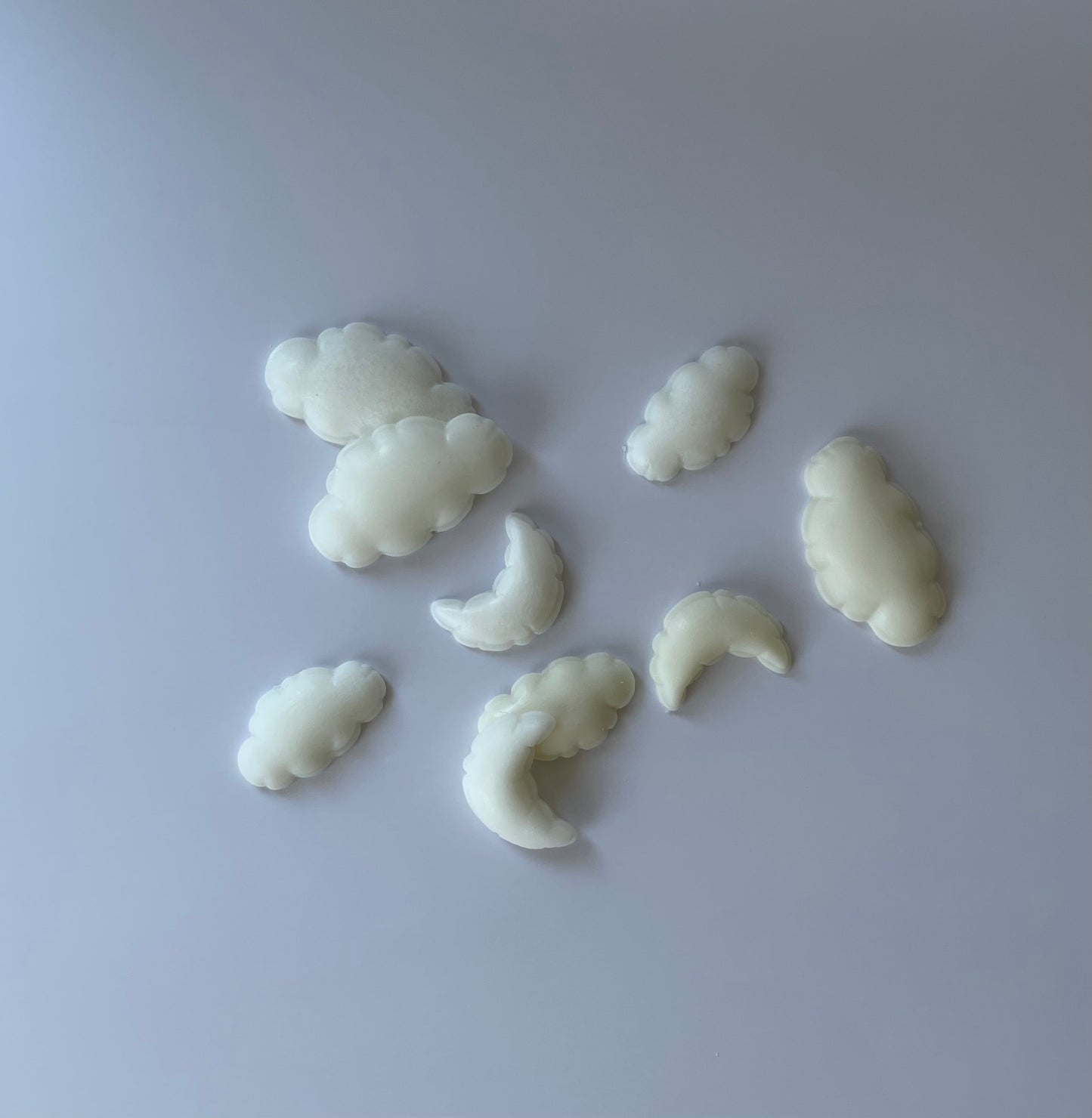 Nuages & Lunes — Pack de fondants artisanaux · Fleur de coton · Cire soja & coco