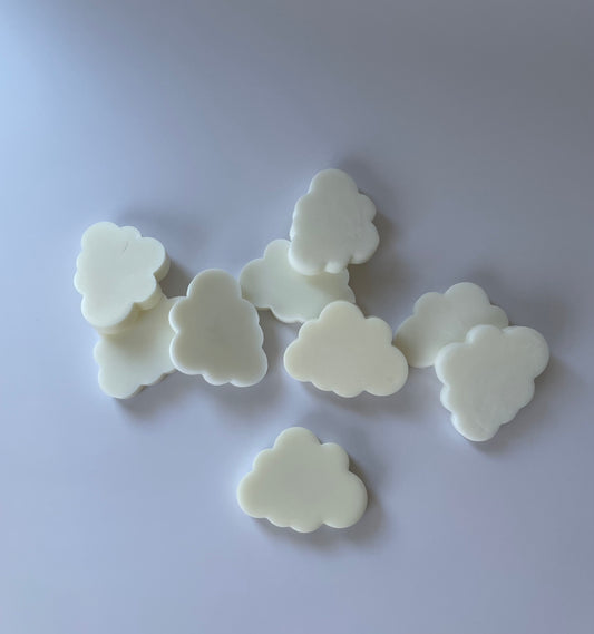 Nuages à Casser — 4 fondants artisanaux · Rose vanillée · Cire soja & coco