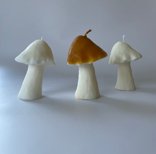 Le Grand Champignon — bougie décorative artisanale · Cire de soja